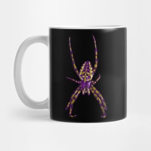 Purple and Green Spider Mug